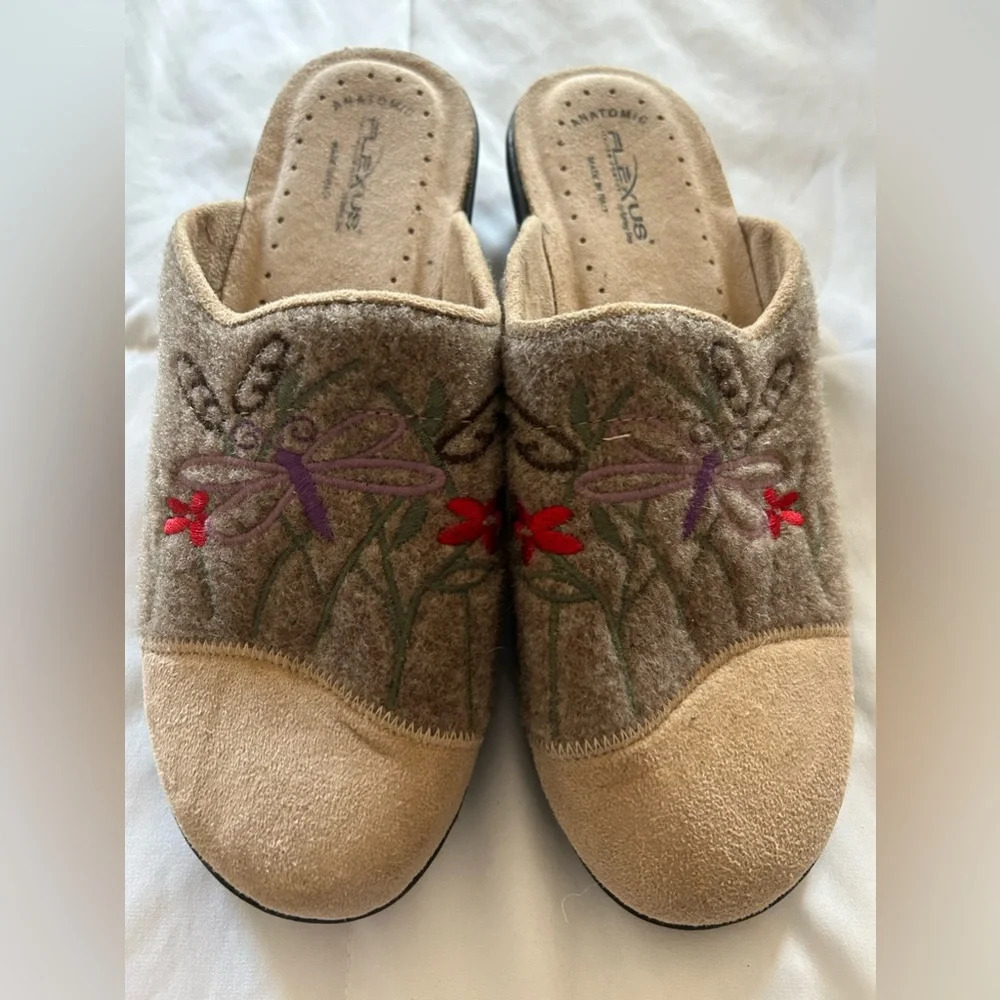 Spring Step Flexus Slippers Clogs Dragonfly Made … - image 1